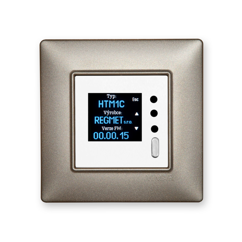 On wall controllers with graphic OLED display - type HTM1C